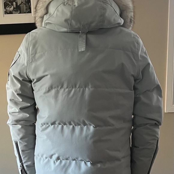 Moose knuckle winter jacket with white fox firm trim - Picture 4 of 6